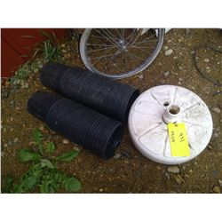 FLOWER POTS, UMBRELLA BASE