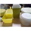 Image 3 : A BUNCH OF TUPPERWARE CONTAINERS AND RUBBER MADE KITCHEN SUPPLIES