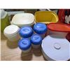 Image 4 : A BUNCH OF TUPPERWARE CONTAINERS AND RUBBER MADE KITCHEN SUPPLIES