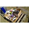 Image 1 : PALLET OF MISC TOOLS, NEW FIRE EXTINGUISHER, ECT.