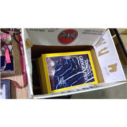 BOX OF 28 NATIONAL GEOGRAPHICS MAGAZINES