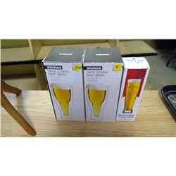 3 BEER GLASSES