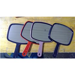 4 HAND MIRRORS
