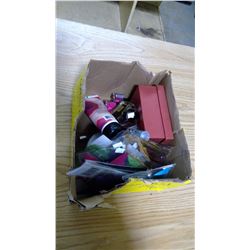 PERFUMES, BATH SALTS, VARIOUS BUTTERFLY CLIPS, NAIL POLISH, ACE GIFT COLLECTION NIGHT LIGHT