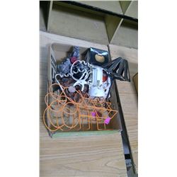 CANDLE HOLDERS, LAMP, THERMOMETERS, RACKS, CHEESE HOLDER