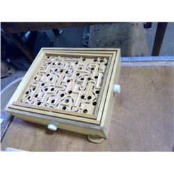 WOOD MADE MARBLE GAME
