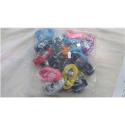 BAG OF IPHONE 4 CHARGERS