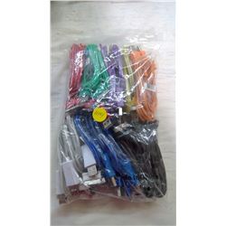 BAG OF IPHONE 4 CHARGERS