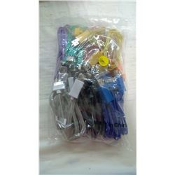 BAG OF IPHONE 4 CHARGERS