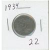 Image 1 : 1934 5 Cents