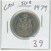 Image 1 : 1974 50 Cents Canadian