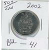 Image 1 : 2002 50 Cents Canadian BU