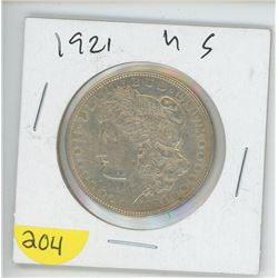 1921 US Morgan Dollar
