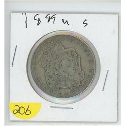1889 US Morgan Dollar