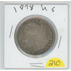 1878 US Morgan Dollar