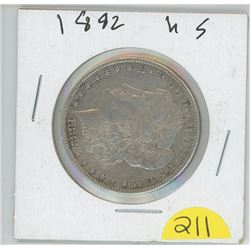1882 US Morgan Dollar