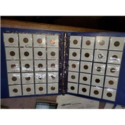 Binder of US Pennies 112 total see photos