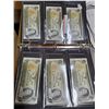 Image 1 : 6 Canadian $1 dollar bills, all 1973