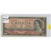 Image 1 : 1954 Canadian $2 dollar bill, Devil's Face