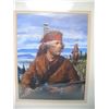 Image 2 : FRAMED PICTURE - MOUNTAIN MAN  - Picture  8 X 10