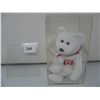 Image 1 : MAPLE BEANIE BEAR in PLASTIC CASE - DETACHED EAR TAG