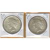 Image 1 : 1922 & 1923S UNITED STATES PEACE DOLLARS