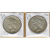Image 1 : 1924 & 1926 UNTIED STATES PEACE DOLLARS