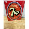 Image 1 : 7 UP TIN SIGN - REPRO 16X12