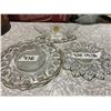 Image 4 : 2 SERVING TRAYS + 1 CANDY DISH (GLASS)