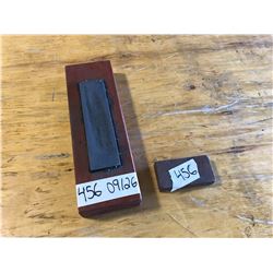 2 SHARPENING STONES 4" AND 12"
