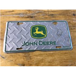 JOHN DEERE LISCENCE PLATE