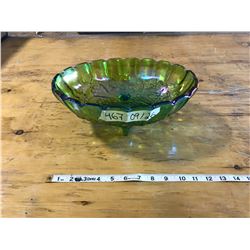 12" CARNIVAL GLASS BOWL