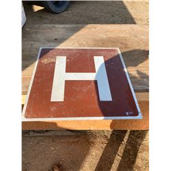 2FT X 2FT HOSPITAL SIGN