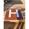 Image 1 : 2FT X 2FT HOSPITAL SIGN
