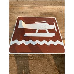 2FT X 2FT WATER LANDING SIGN
