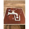 Image 1 : 2FT X 2FT DRINKING WATER SIGN