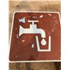 Image 3 : 2FT X 2FT DRINKING WATER SIGN