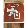 Image 3 : 2FT X 2FT DRINKING WATER SIGN