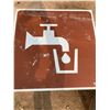 Image 3 : 2FT X 2FT DRINKING WATER SIGN