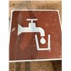 Image 3 : 2FT X 2FT DRINKING WATER SIGN