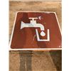 Image 1 : 2FT X 2FT DRINKING WATER SIGN