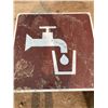 Image 3 : 2FT X 2FT DRINKING WATER SIGN