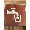 Image 3 : 2FT X 2FT DRINKING WATER SIGN