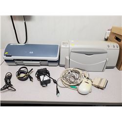 2 PRINTERS WITH THEIR CABLES HP DESKJET 934C & HP DESKJET 3845