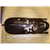 Image 1 : 1983 Kenya ebony wood carved mask 24" X 3/8" thick