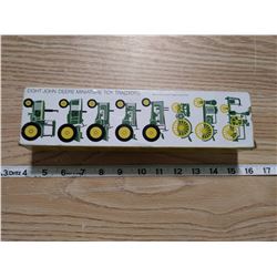 8 JOHN DEERE MINI TOY TRACTORS