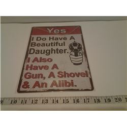 REPRO TIN SIGN