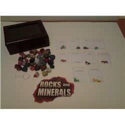 case of rocks and minerals