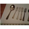 Image 2 : Simeon L George H Rogers company ladel, forks, spoons - antique