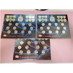 1999, 2000x2 Millenium Sets